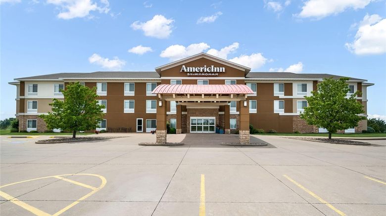 AmericInn by Wyndham Fairfield Exterior. Images powered by <a href="https://iceportal.shijigroup.com" target="_blank" rel="noopener">Ice Portal</a>.
