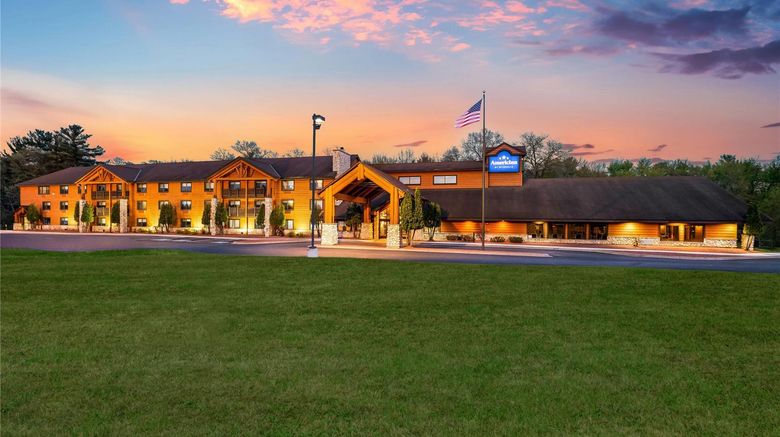 <b>AmericInn by Wyndham Wisconsin Dells Exterior</b>. Images powered by <a href="https://iceportal.shijigroup.com/" title="IcePortal" target="_blank">IcePortal</a>.