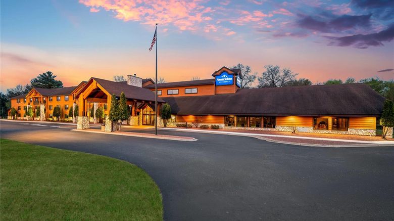 <b>AmericInn by Wyndham Wisconsin Dells Exterior</b>. Images powered by <a href="https://iceportal.shijigroup.com/" title="IcePortal" target="_blank">IcePortal</a>.