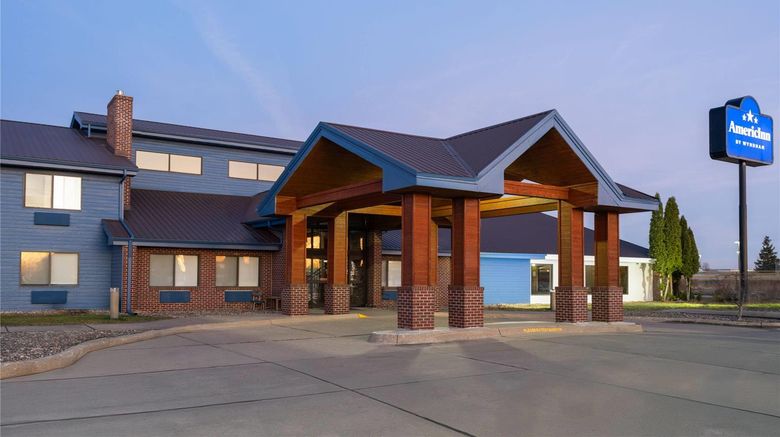 <b>AmericInn by Wyndham Muscatine Exterior</b>. Images powered by <a href="https://iceportal.shijigroup.com/" title="IcePortal" target="_blank">IcePortal</a>.