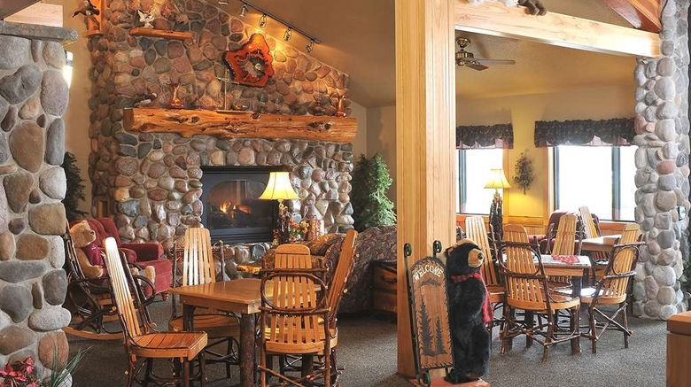 <b>AmericInn by Wyndham Oswego Lobby</b>. Images powered by <a href="https://iceportal.shijigroup.com/" title="IcePortal" target="_blank">IcePortal</a>.