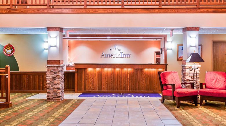 <b>AmericInn by Wyndham Monmouth Lobby</b>. Images powered by <a href="https://iceportal.shijigroup.com/" title="IcePortal" target="_blank">IcePortal</a>.