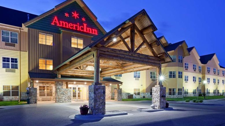 <b>AmericInn by Wyndham Fargo South Exterior</b>. Images powered by <a href="https://iceportal.shijigroup.com/" title="IcePortal" target="_blank">IcePortal</a>.