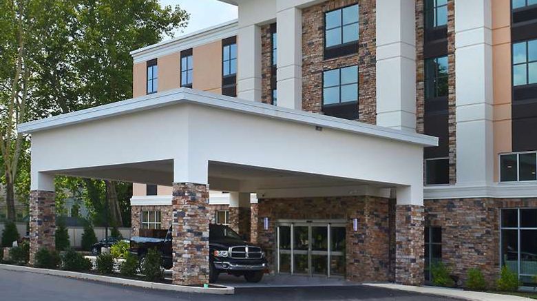 Hampton Inn  and  Suites Philadelphia/Media Exterior. Images powered by <a href="https://iceportal.shijigroup.com" target="_blank" rel="noopener">Ice Portal</a>.