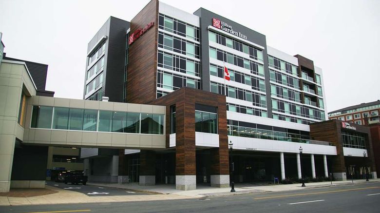 Hilton Garden Inn Fredericton Exterior. Images powered by <a href="https://iceportal.shijigroup.com" target="_blank" rel="noopener">Ice Portal</a>.