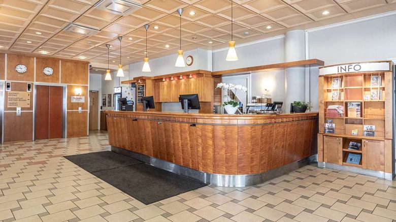 <b>Scandic Oulu Station Lobby</b>. Images powered by <a href="https://iceportal.shijigroup.com/" title="IcePortal" target="_blank">IcePortal</a>.