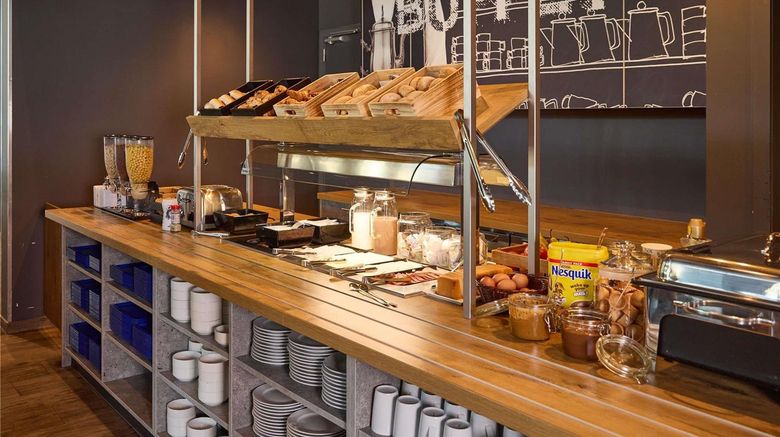 <b>Ibis Budget Blankenberge Restaurant</b>. Images powered by <a href="https://iceportal.shijigroup.com/" title="IcePortal" target="_blank">IcePortal</a>.