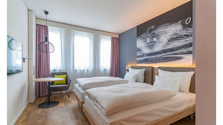 <b>Roomz Vienna Prater Hotel Room</b>. Images powered by <a href="https://iceportal.shijigroup.com/" title="IcePortal" target="_blank">IcePortal</a>.