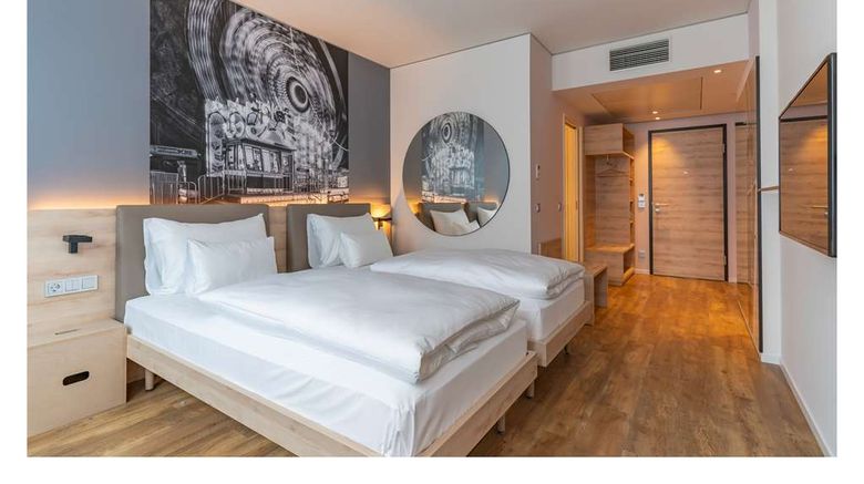 <b>Roomz Vienna Prater Hotel Room</b>. Images powered by <a href="https://iceportal.shijigroup.com/" title="IcePortal" target="_blank">IcePortal</a>.