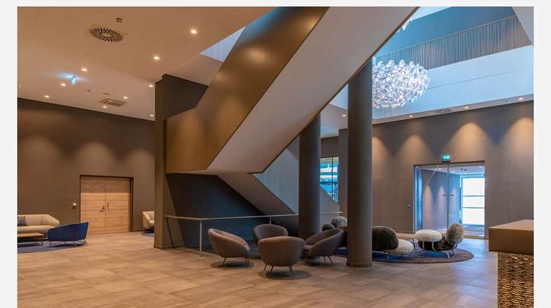 <b>Roomz Vienna Prater Hotel Lobby</b>. Images powered by <a href="https://iceportal.shijigroup.com/" title="IcePortal" target="_blank">IcePortal</a>.