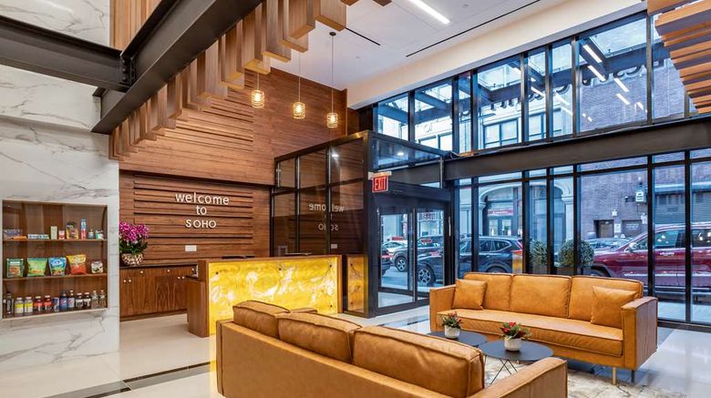 <b>Best Western Plus Soho Hotel Lobby</b>. Images powered by <a href="https://iceportal.shijigroup.com/" title="IcePortal" target="_blank">IcePortal</a>.