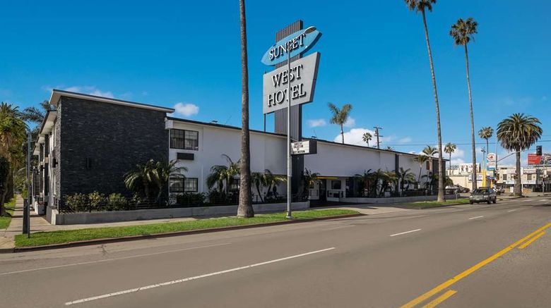 <b>Sunset West Hotel, SureStay Coll By BW Exterior</b>. Images powered by <a href="https://iceportal.shijigroup.com/" title="IcePortal" target="_blank">IcePortal</a>.