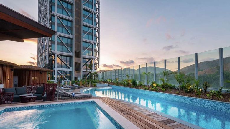 <b>Hilton Port Moresby Hotel & Residences Pool</b>. Images powered by <a href="https://iceportal.shijigroup.com/" title="IcePortal" target="_blank">IcePortal</a>.