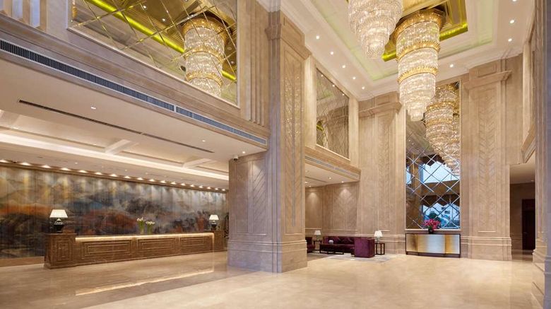 <b>Wyndham Garden Wuxi Huishan Lobby</b>. Images powered by <a href="https://iceportal.shijigroup.com/" title="IcePortal" target="_blank">IcePortal</a>.