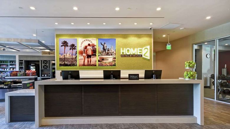 <b>Home2 Suites Los Angeles/Montebello Lobby</b>. Images powered by <a href="https://iceportal.shijigroup.com/" title="IcePortal" target="_blank">IcePortal</a>.