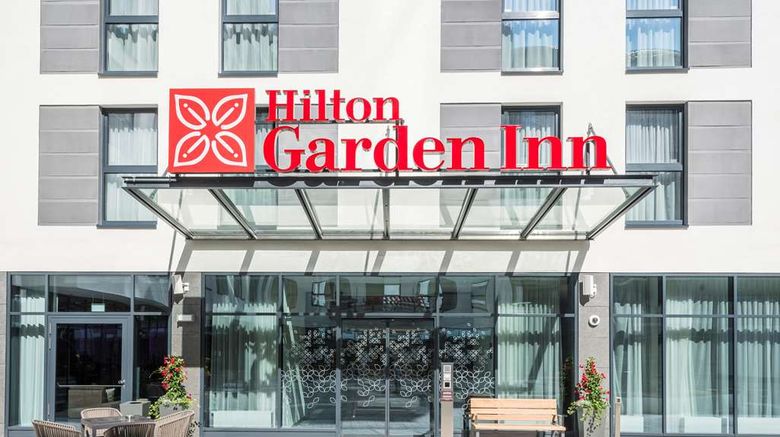 <b>Hilton Garden Inn Munich City West Exterior</b>. Images powered by <a href="https://iceportal.shijigroup.com/" title="IcePortal" target="_blank">IcePortal</a>.