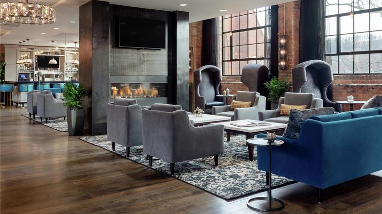 <b>Foundry Hotel Asheville, Curio Coll Lobby</b>. Images powered by <a href="https://iceportal.shijigroup.com/" title="IcePortal" target="_blank">IcePortal</a>.