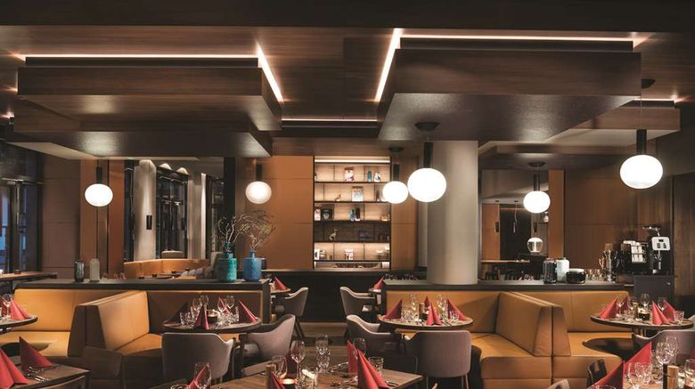 <b>Adina Apartment Hotel Frankfurt Westend Restaurant</b>. Images powered by <a href="https://iceportal.shijigroup.com/" title="IcePortal" target="_blank">IcePortal</a>.