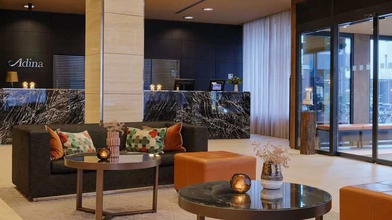 <b>Adina Apartment Hotel Hamburg Michel Lobby</b>. Images powered by <a href="https://iceportal.shijigroup.com/" title="IcePortal" target="_blank">IcePortal</a>.
