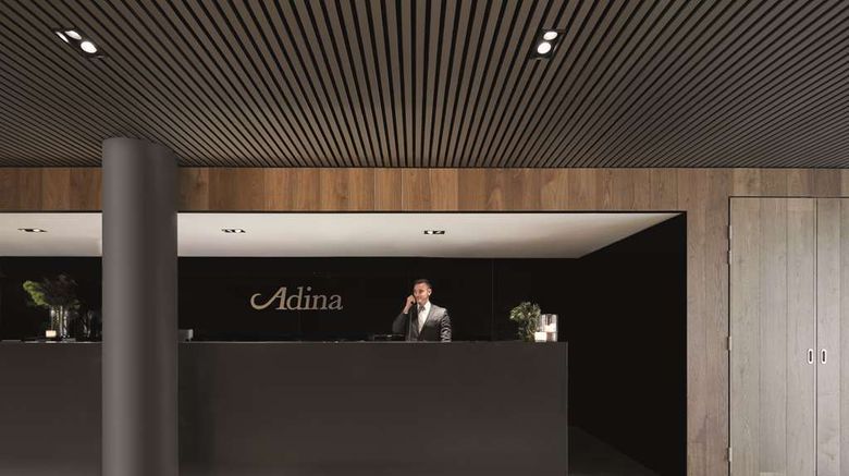 <b>Adina Apartment Hotel Bondi Beach Lobby</b>. Images powered by <a href="https://iceportal.shijigroup.com/" title="IcePortal" target="_blank">IcePortal</a>.