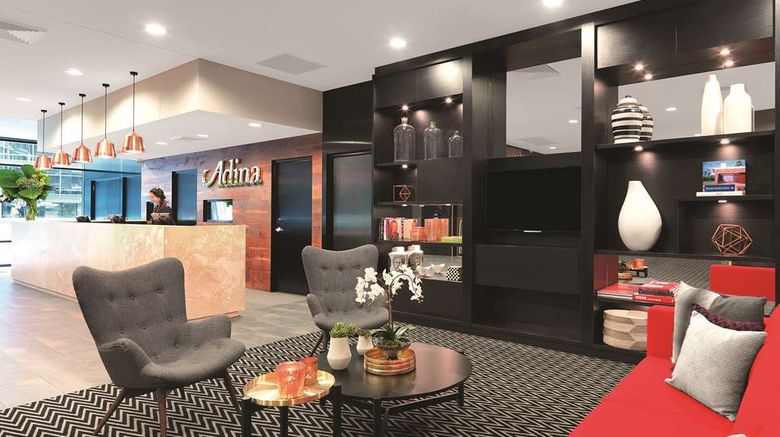 <b>Adina Apartment Hotel Sydney Airport Lobby</b>. Images powered by <a href="https://iceportal.shijigroup.com/" title="IcePortal" target="_blank">IcePortal</a>.