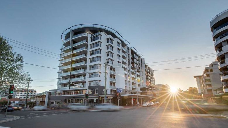 Adina Apartment Hotel Wollongong Exterior. Images powered by <a href="https://iceportal.shijigroup.com" target="_blank" rel="noopener">Ice Portal</a>.