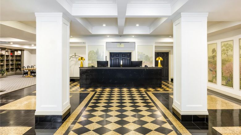<b>Adina Apartment Hotel Anzac Square Lobby</b>. Images powered by <a href="https://iceportal.shijigroup.com/" title="IcePortal" target="_blank">IcePortal</a>.