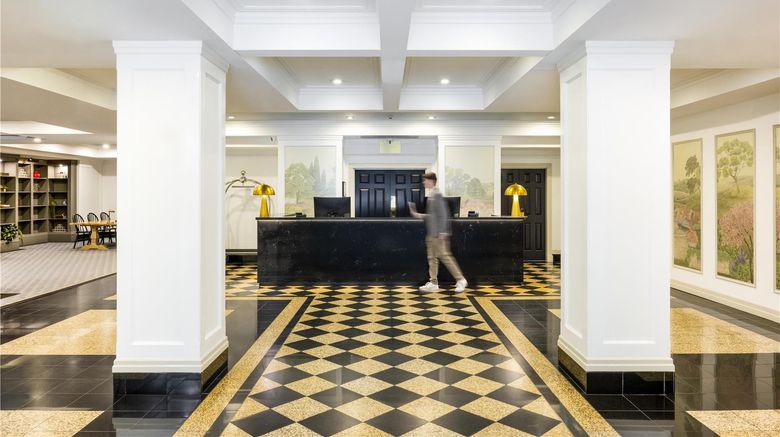 <b>Adina Apartment Hotel Anzac Square Lobby</b>. Images powered by <a href="https://iceportal.shijigroup.com/" title="IcePortal" target="_blank">IcePortal</a>.