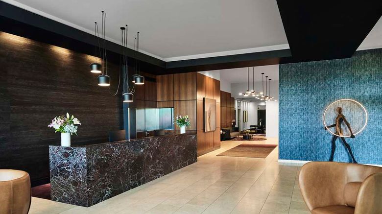 <b>Adina Apartment Hotel on Flinders Street Lobby</b>. Images powered by <a href="https://iceportal.shijigroup.com/" title="IcePortal" target="_blank">IcePortal</a>.