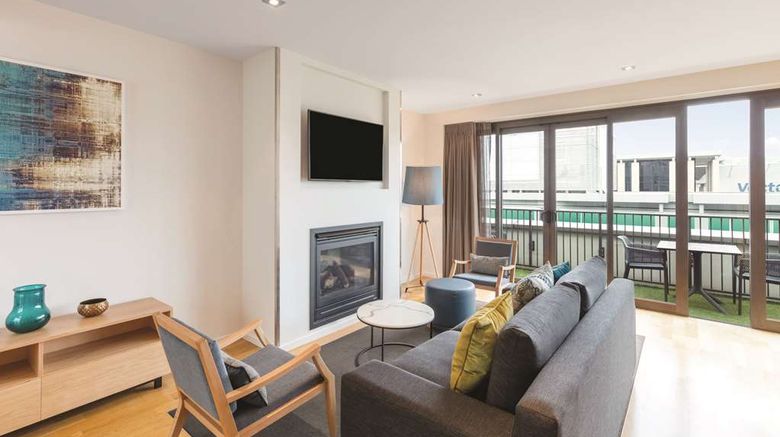 <b>Adina Apartment Hotel Auckland Britomart Room</b>. Images powered by <a href="https://iceportal.shijigroup.com/" title="IcePortal" target="_blank">IcePortal</a>.
