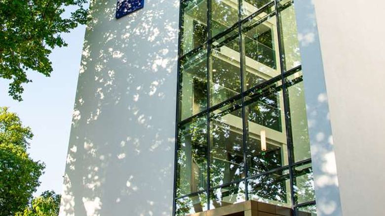 <b>Dorint Hotel Dueren Exterior</b>. Images powered by <a href="https://iceportal.shijigroup.com/" title="IcePortal" target="_blank">IcePortal</a>.