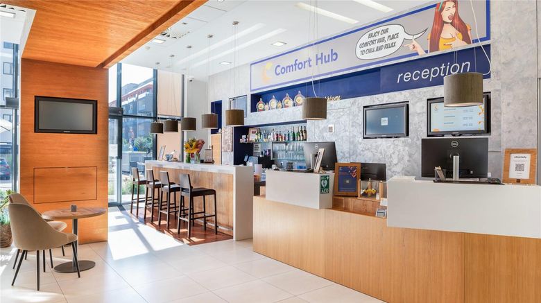 <b>Comfort Hotel Olomouc Center Lobby</b>. Images powered by <a href="https://iceportal.shijigroup.com/" title="IcePortal" target="_blank">IcePortal</a>.