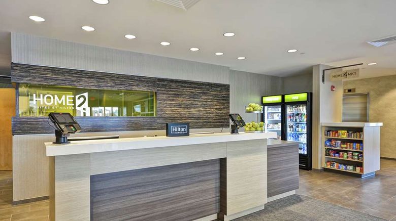 <b>Home2 Suites by Hilton Portland Airport Lobby</b>. Images powered by <a href="https://iceportal.shijigroup.com/" title="IcePortal" target="_blank">IcePortal</a>.