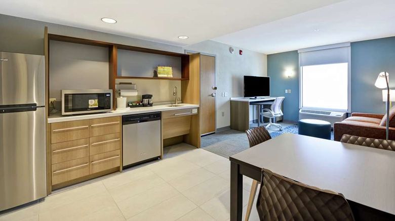 <b>Home2 Suites by Hilton Portland Airport Room</b>. Images powered by <a href="https://iceportal.shijigroup.com/" title="IcePortal" target="_blank">IcePortal</a>.