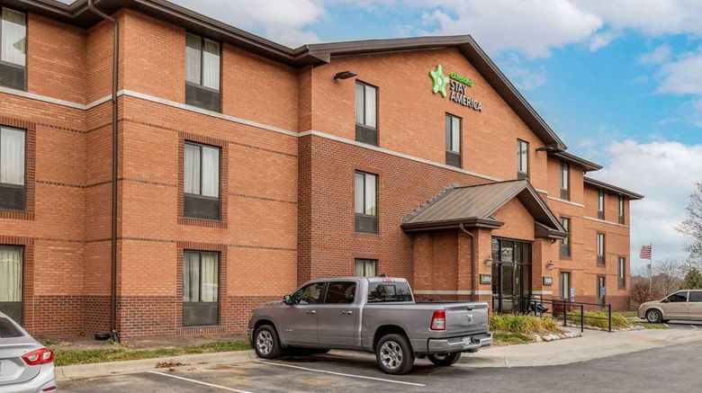 <b>Extended Stay America Suites Omaha West Exterior</b>. Images powered by <a href="https://iceportal.shijigroup.com/" title="IcePortal" target="_blank">IcePortal</a>.