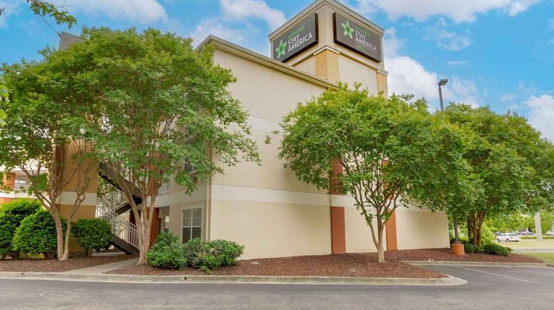 Extended Stay America Stes Fayetteville Exterior. Images powered by <a href="https://iceportal.shijigroup.com" target="_blank" rel="noopener">Ice Portal</a>.