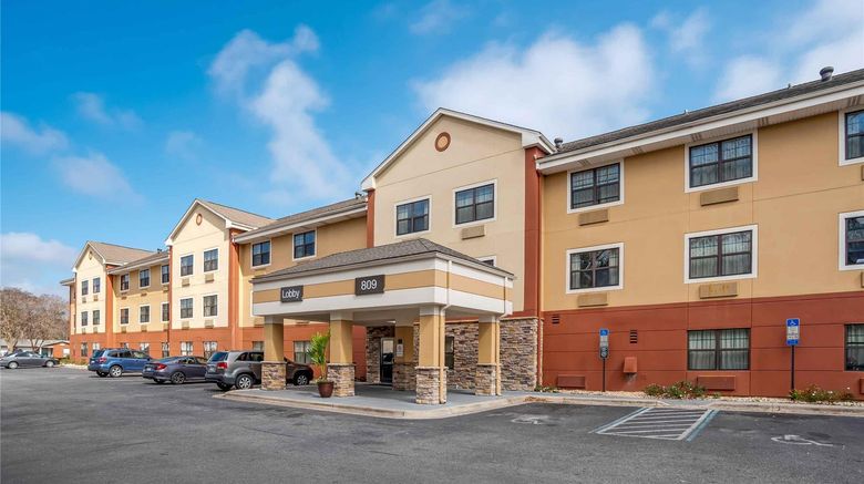 Extended Stay America Suites Pensacola Exterior. Images powered by <a href="https://iceportal.shijigroup.com" target="_blank" rel="noopener">Ice Portal</a>.