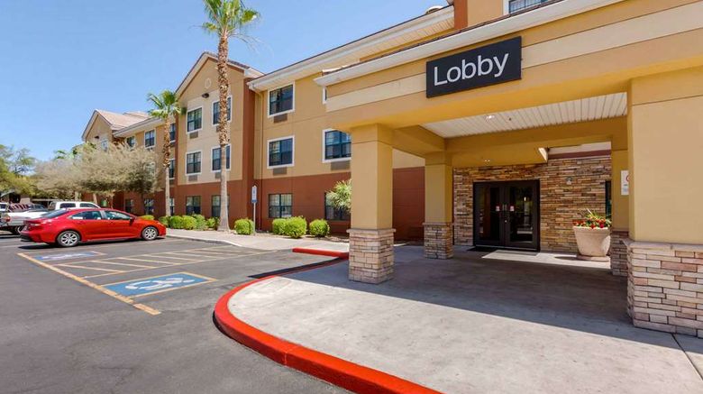 Extended Stay America Stes Phx Airport Exterior. Images powered by <a href="https://iceportal.shijigroup.com" target="_blank" rel="noopener">Ice Portal</a>.