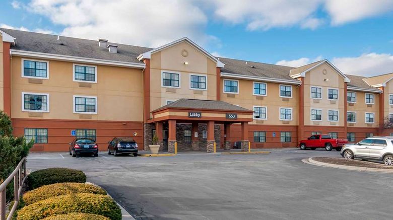 <b>Extended Stay America Stes Kansas City S Exterior</b>. Images powered by <a href="https://iceportal.shijigroup.com/" title="IcePortal" target="_blank">IcePortal</a>.