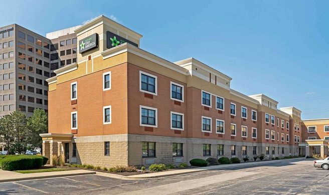 Extended Stay America Stes Chicago Skoki Exterior