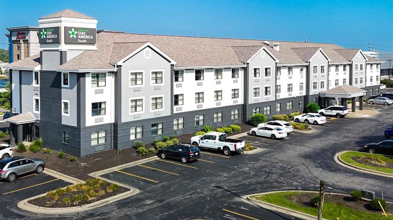 <b>Extended Stay America Stes Beachwood S Exterior</b>. Images powered by <a href="https://iceportal.shijigroup.com/" title="IcePortal" target="_blank">IcePortal</a>.