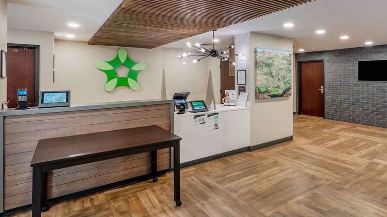 <b>Extended Stay America Prem Stes Belmont Lobby</b>. Images powered by <a href="https://iceportal.shijigroup.com/" title="IcePortal" target="_blank">IcePortal</a>.