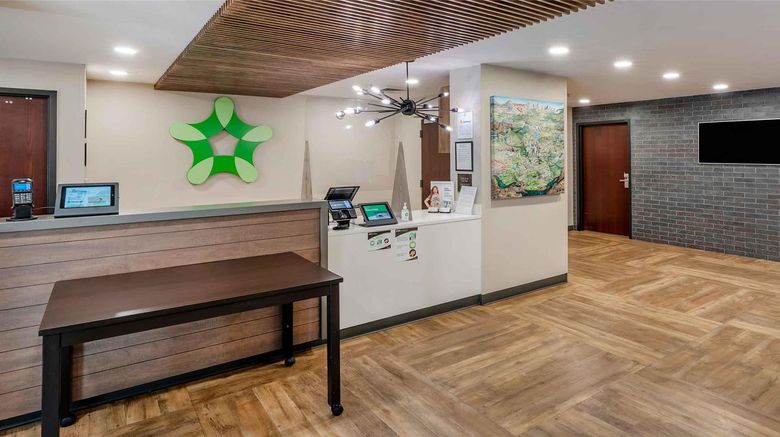 <b>Extended Stay America Prem Stes Belmont Lobby</b>. Images powered by <a href="https://iceportal.shijigroup.com/" title="IcePortal" target="_blank">IcePortal</a>.