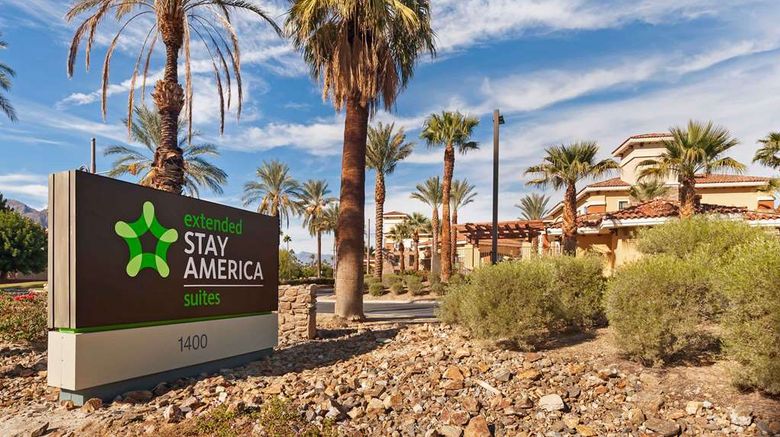 Extended Stay America Stes Psp Airport Exterior. Images powered by <a href="https://iceportal.shijigroup.com" target="_blank" rel="noopener">Ice Portal</a>.