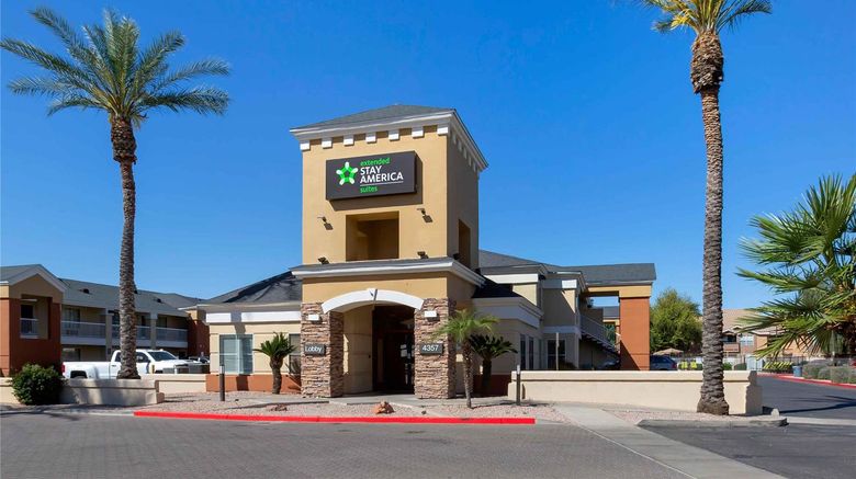<b>Extended Stay America Stes Phx Airport E Exterior</b>. Images powered by <a href="https://iceportal.shijigroup.com/" title="IcePortal" target="_blank">IcePortal</a>.