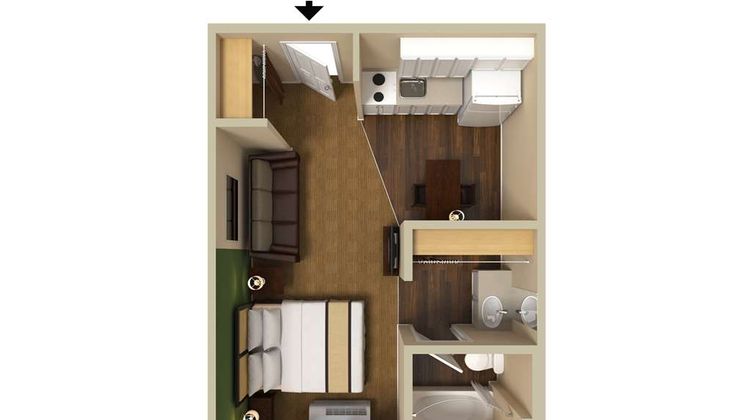 Extended Stay America Suites The Domain Room