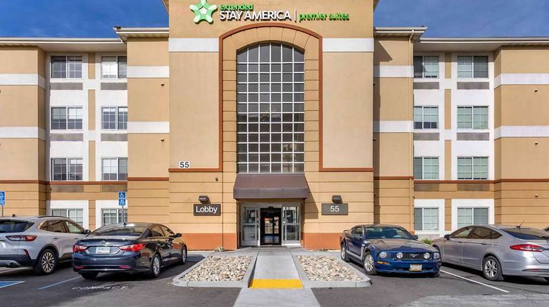 Extended Stay America Prem Stes Sjc Airp Exterior. Images powered by <a href="https://iceportal.shijigroup.com" target="_blank" rel="noopener">Ice Portal</a>.