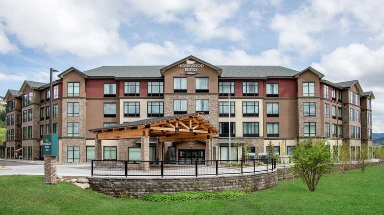 Homewood Suites Steamboat Springs Exterior. Images powered by <a href="https://iceportal.shijigroup.com" target="_blank" rel="noopener">Ice Portal</a>.