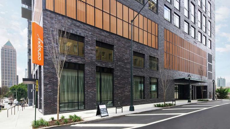 <b>Canopy by Hilton Atlanta Midtown Exterior</b>. Images powered by <a href="https://iceportal.shijigroup.com/" title="IcePortal" target="_blank">IcePortal</a>.