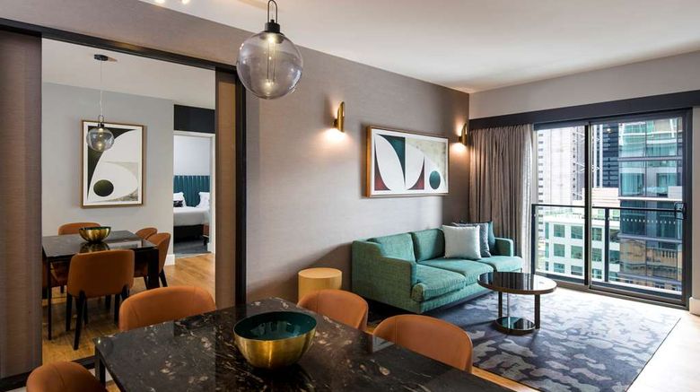 <b>Adina Apartment Hotel Brisbane Restaurant</b>. Images powered by <a href="https://iceportal.shijigroup.com/" title="IcePortal" target="_blank">IcePortal</a>.